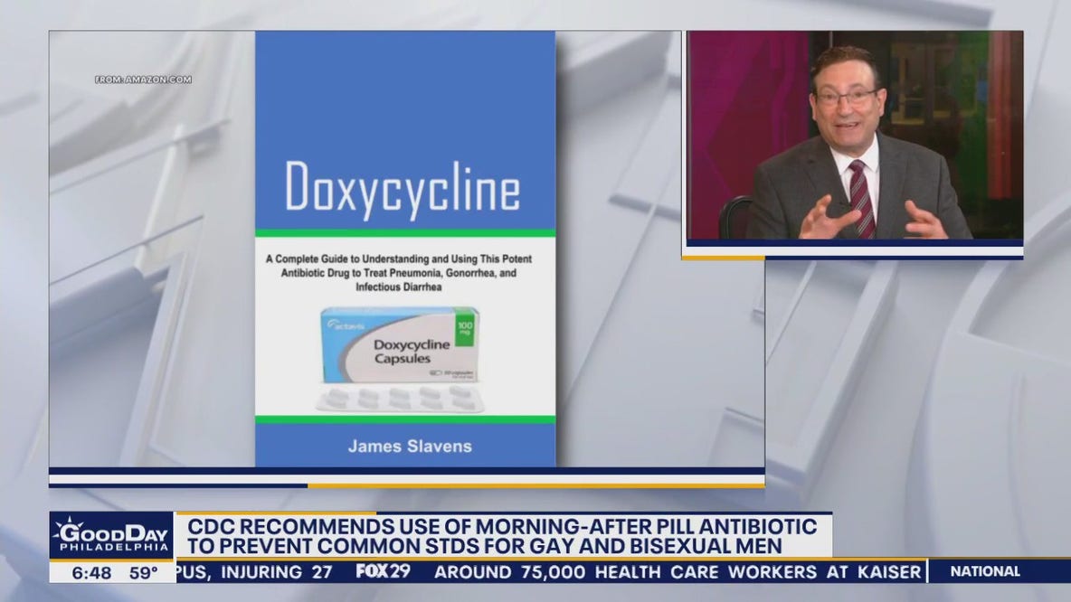 CDC recommends morning-after pill antibiotic for gay and bisexual men